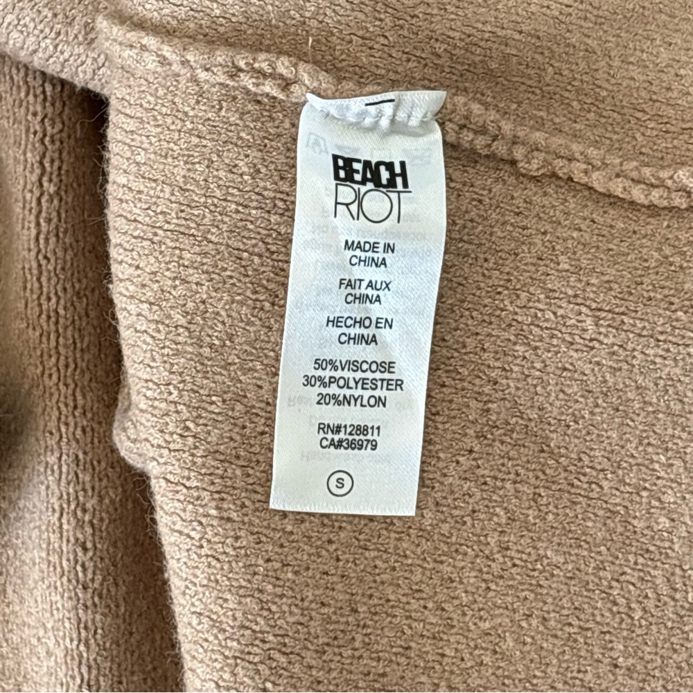 Beach Riot Super Cute Tan Cardigan - Picture 7 of 8